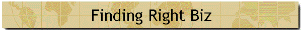 Finding Right Biz